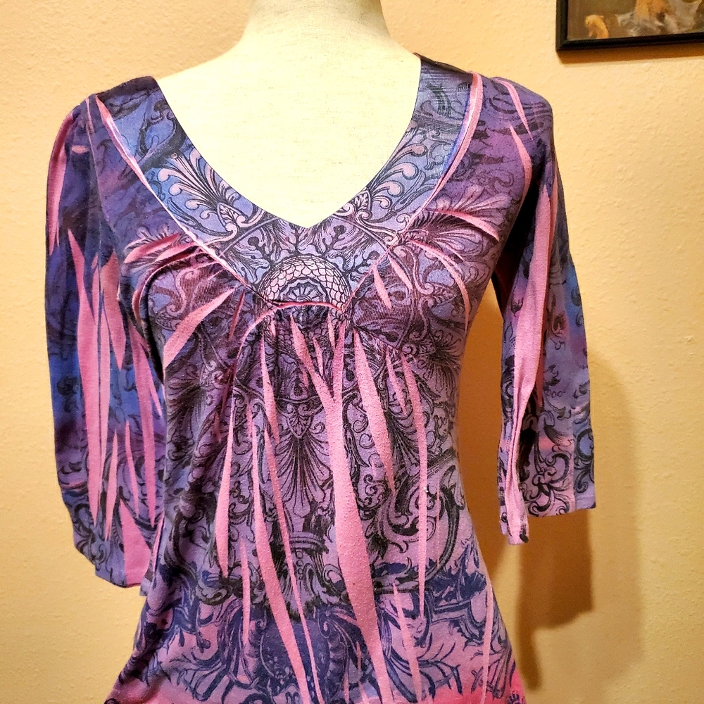 Purple Designed Top